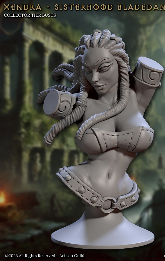 Xendra, Sisterhood Bladedancer Bust - Artisan Guild