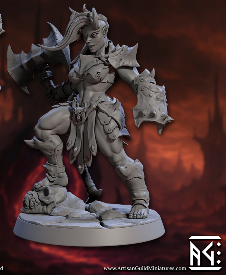 Vaeryss, Champion of Asmodeus (Pinup) - Artisan Guild