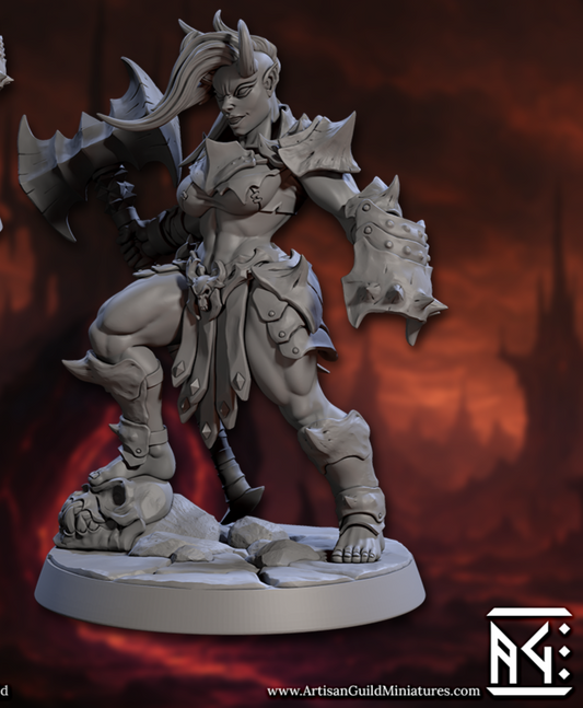 Vaeryss, Champion of Asmodeus (Pinup) - Artisan Guild