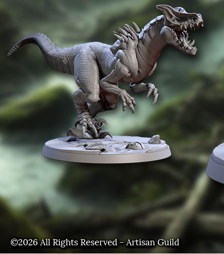 Falgor Razorwyverns, Wild Crested Raptors (4 Variants Available) - Artisan Guild