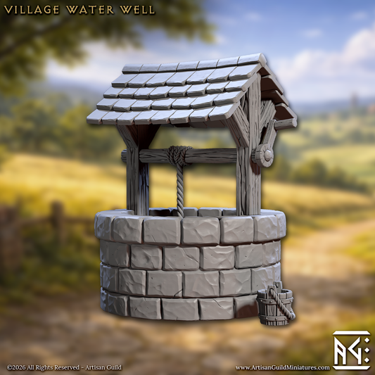Village Water Well, Terrain Piece - Artisan Guild