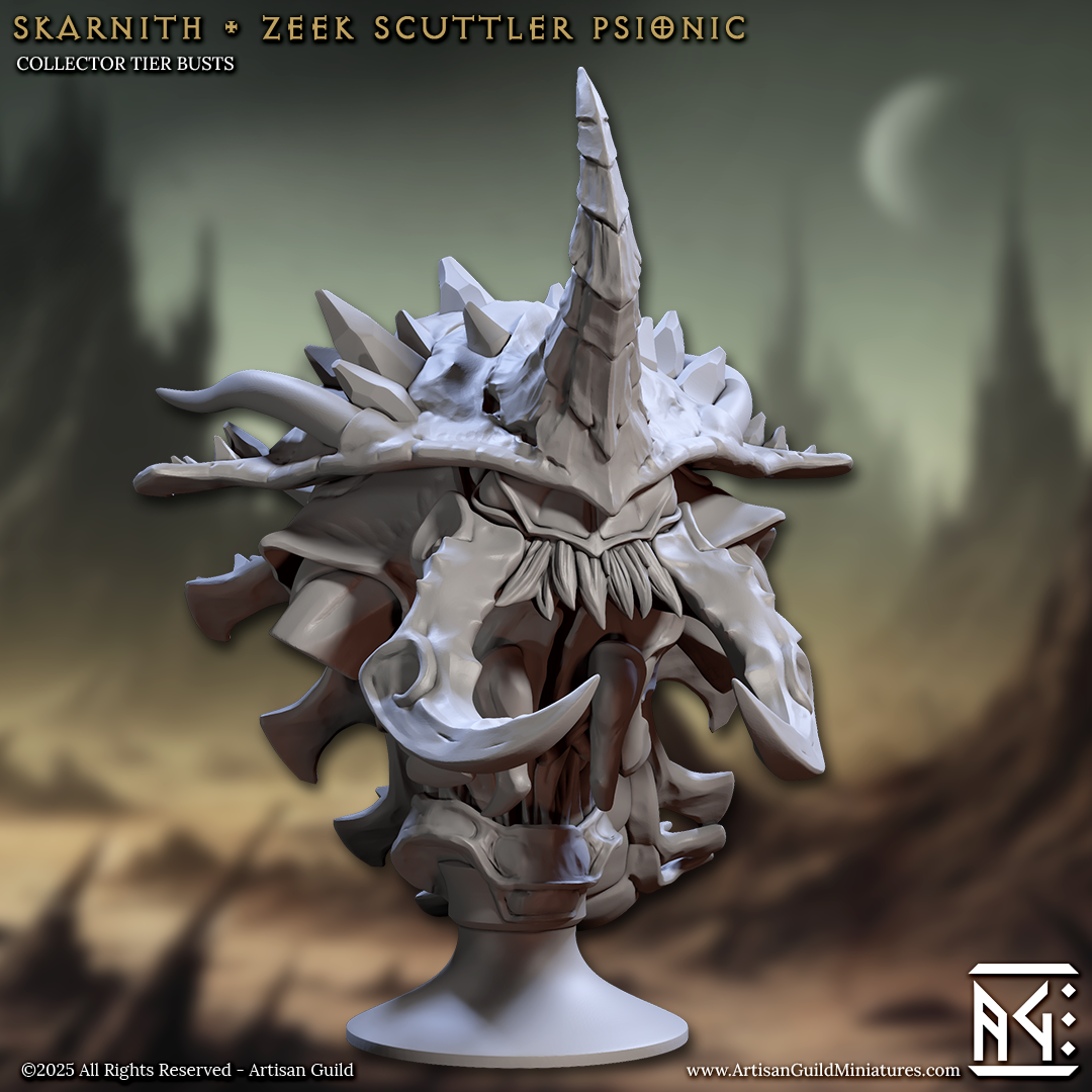 Zeek Scuttler Heroes Busts - 3 Variants Available (Insect Folk Leaders) - Artisan Guild