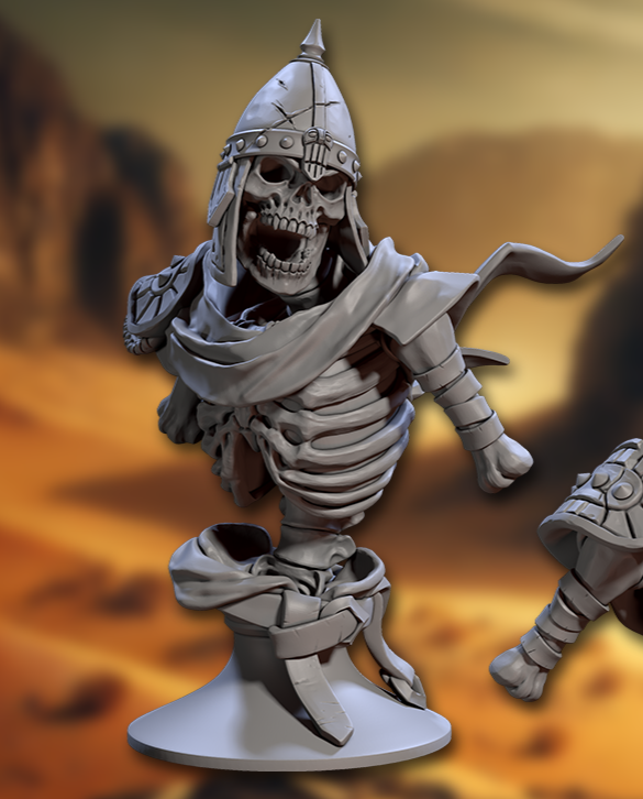 Tombsworn Skeletons, Busts (2 Variants Available) - Artisan Guild