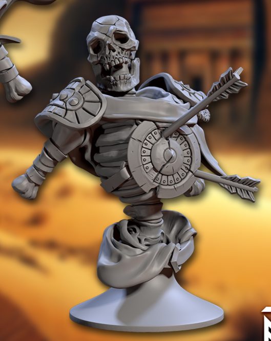 Tombsworn Skeletons, Busts (2 Variants Available) - Artisan Guild
