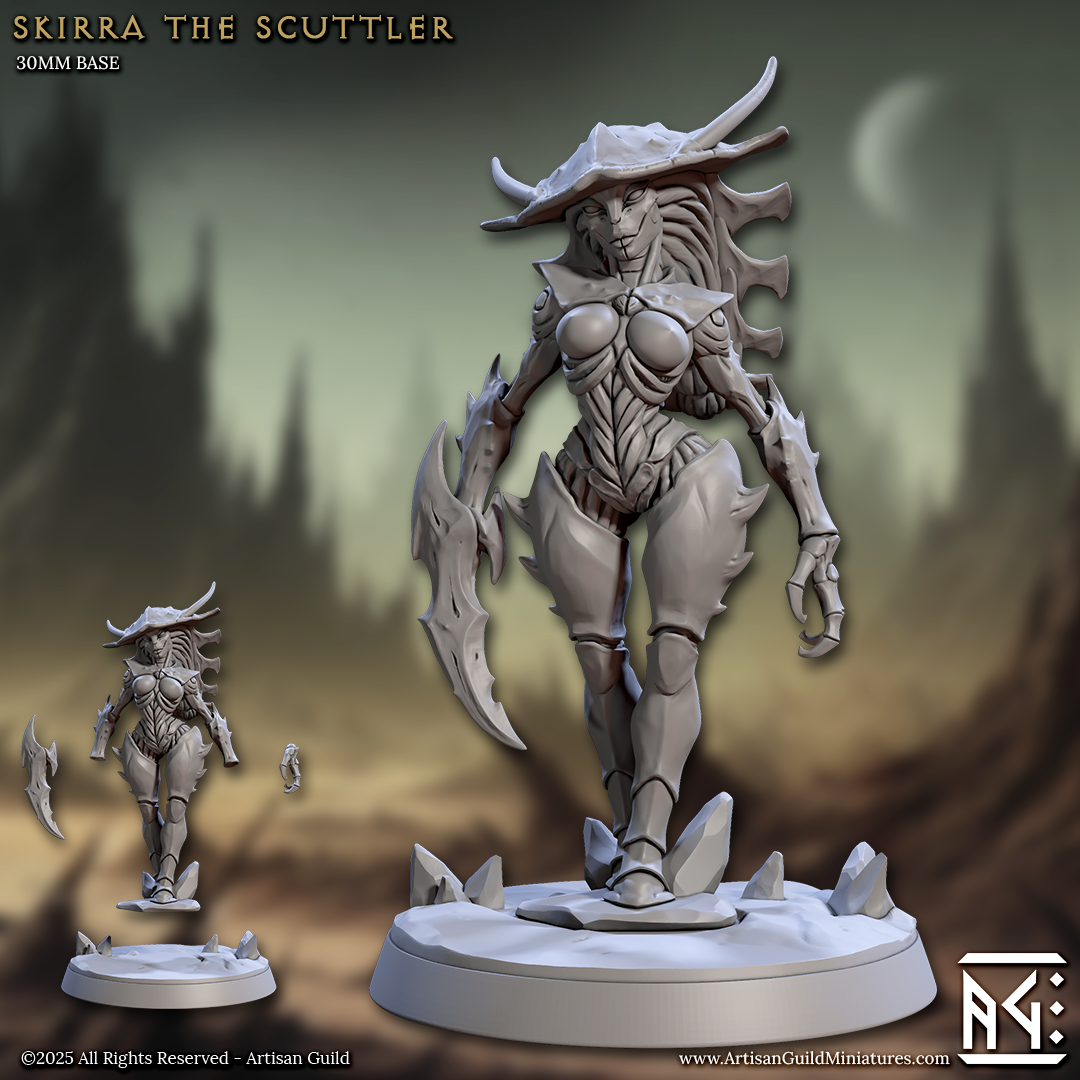 Skirra the Scuttler, Zeek Pinup (Psychic Insect Folk) - Artisan Guild