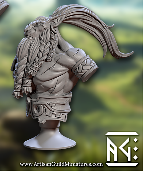 Solarmane Busts - Lion Folk Statuettes (6 Variants Available) - Artisan Guild