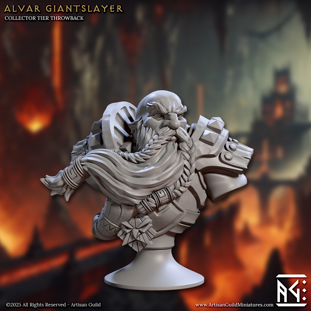 Alvar Giantslayer Bust - Artisan Guild