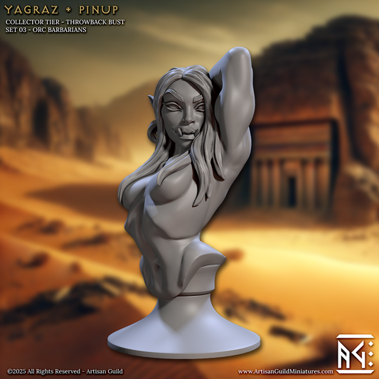 Yagraz - Orc Pinup, Bust - Artisan Guild