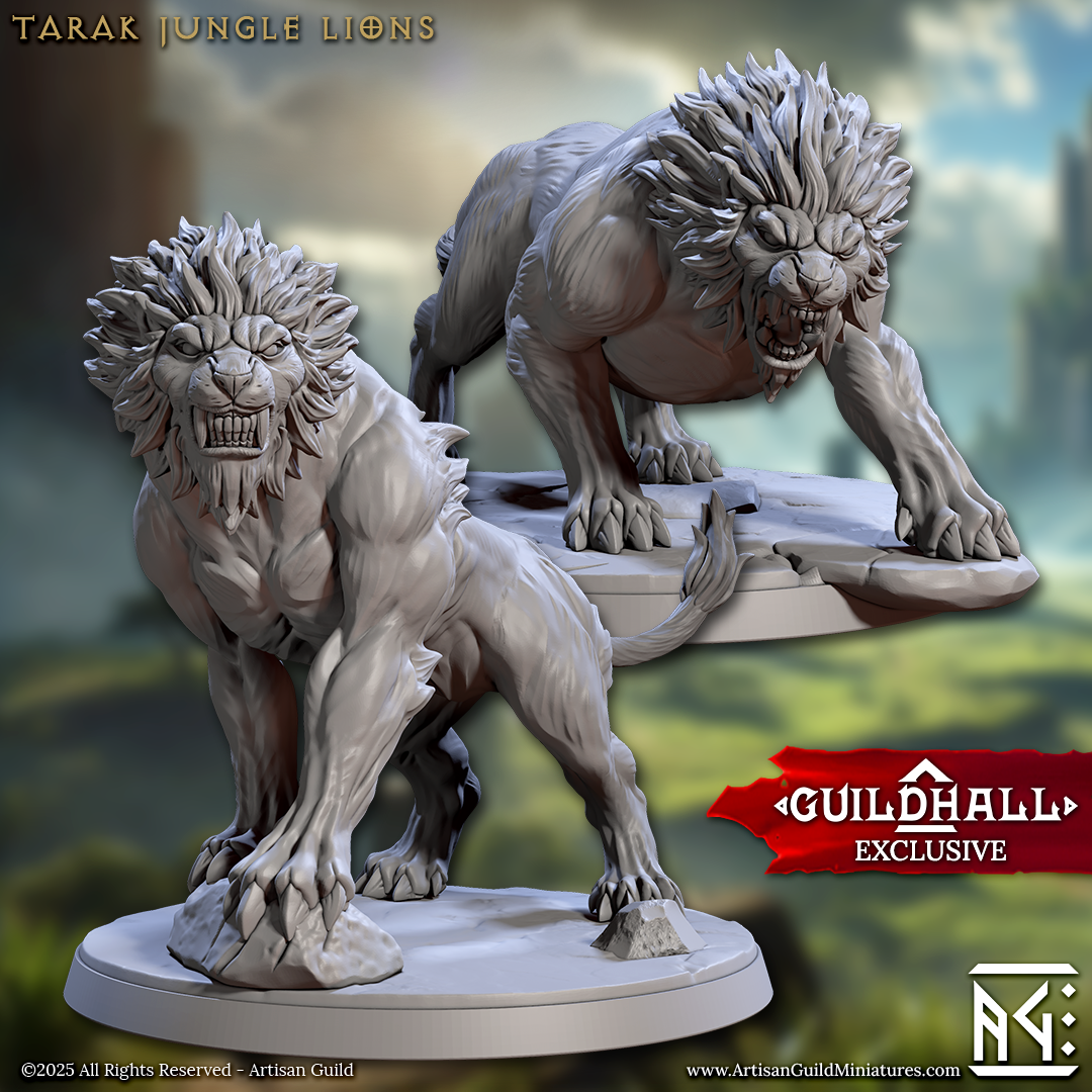 Tarak Jungle Lions (2 Variants Available) - Artisan Guild