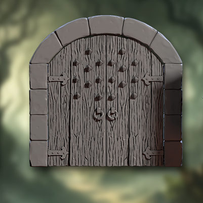 Ironkeep Gate, Terrain Set (3 Variants Available) - Artisan Guild