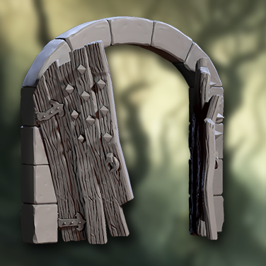 Ironkeep Gate, Terrain Set (3 Variants Available) - Artisan Guild