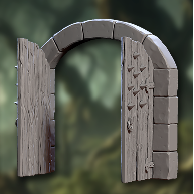 Ironkeep Gate, Terrain Set (3 Variants Available) - Artisan Guild