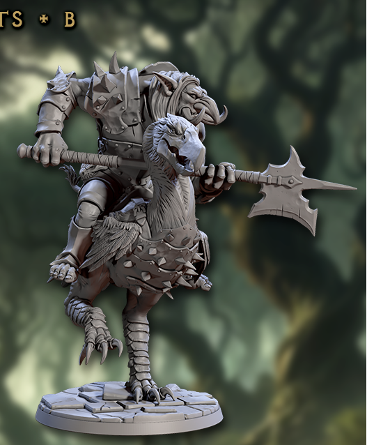 Terror Bird Troll Knights (4 Variants Available) - Artisan Guild