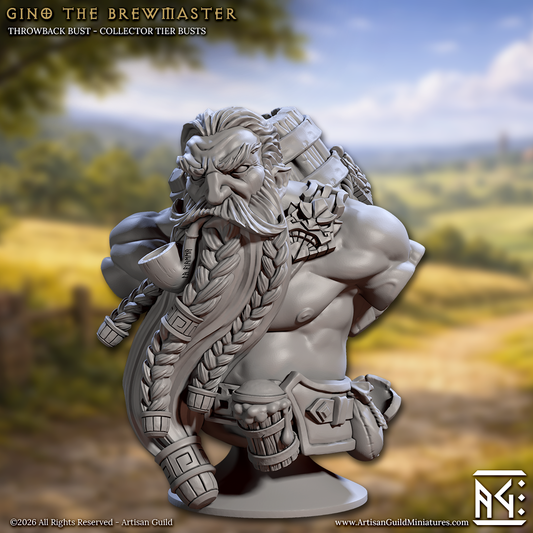 Gino the Brewmaster, Bust - Artisan Guild