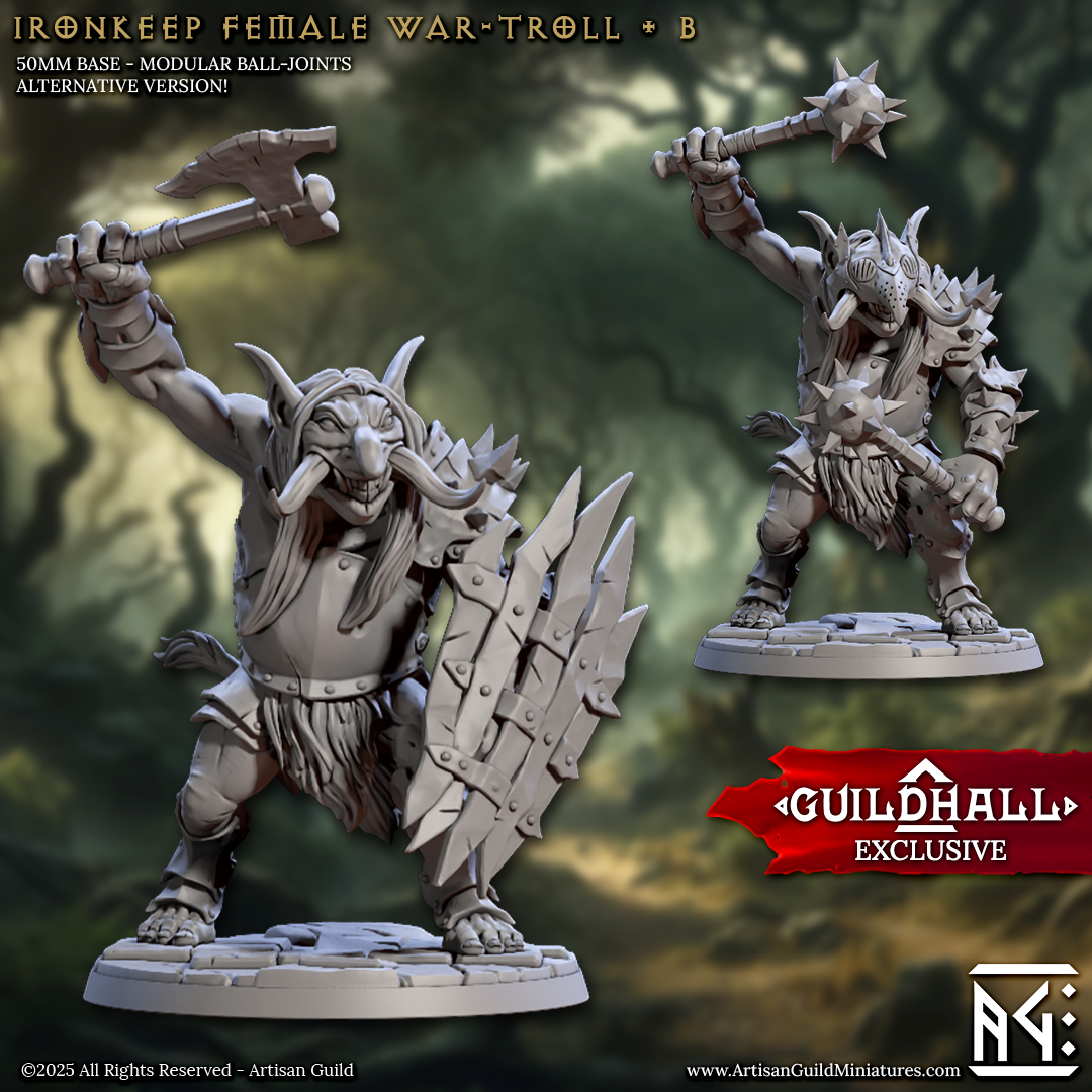 Ironkeep She-Trolls (4 Variants Available) - Artisan Guild