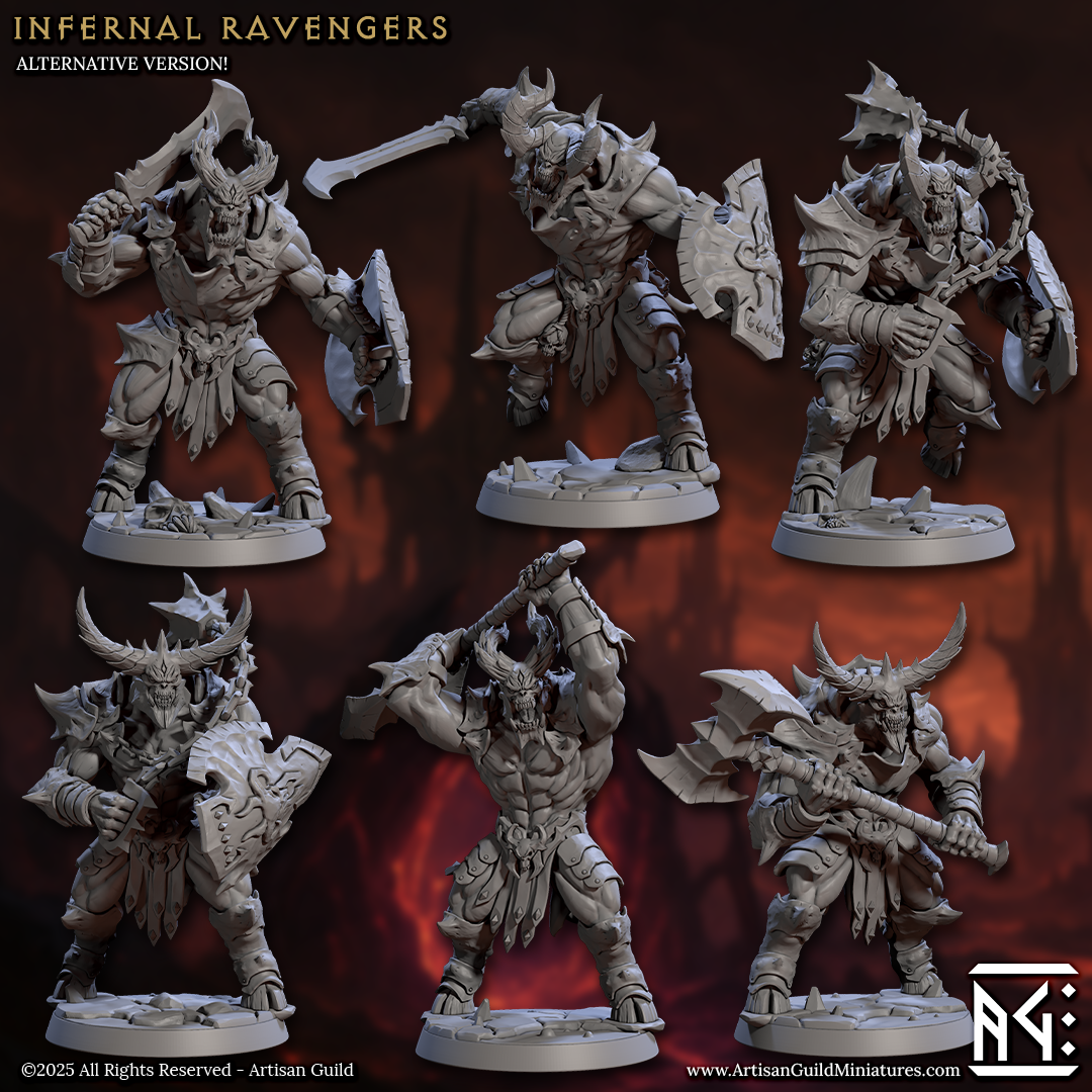 Basarakh, Infernal Ravagers, Set 1 (6 Variants Available) - Artisan Guild