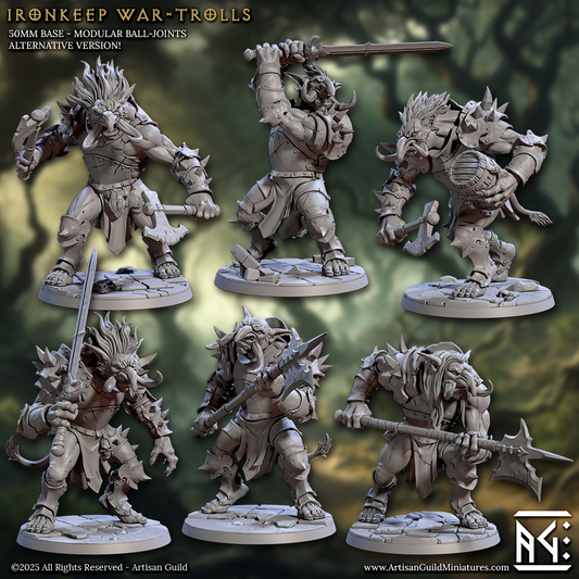 Ironkeep War-Trolls (6 Variants Available) - Artisan Guild