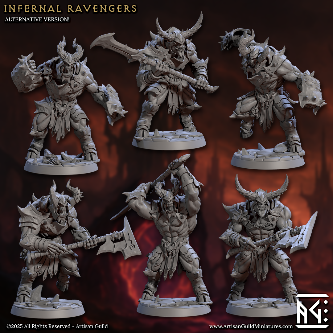 Basarakh, Infernal Ravagers, Set 2 (6 Variants Available) - Artisan Guild