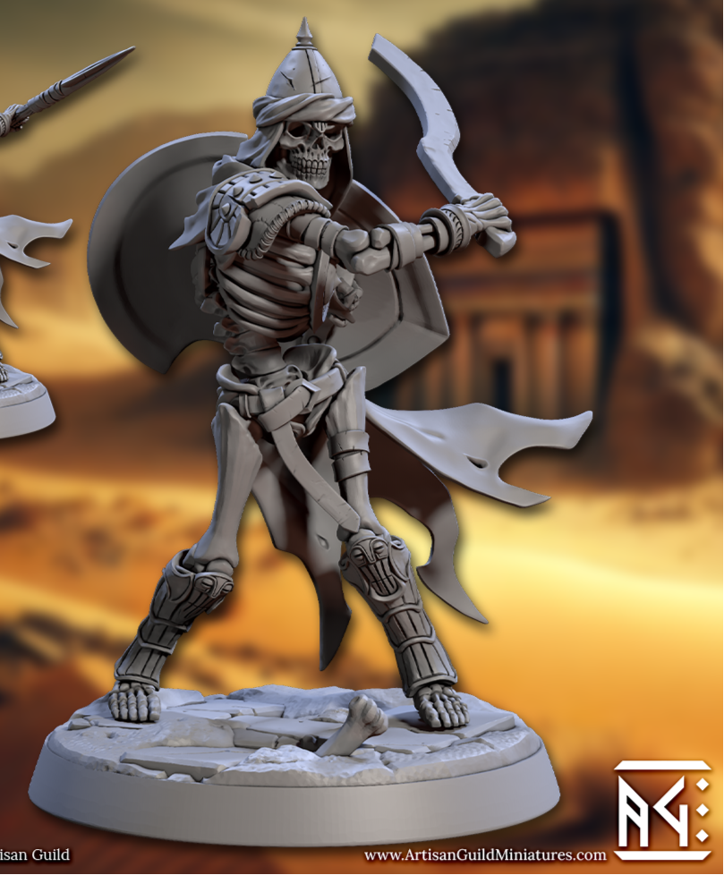 Tombsworn Skeletons, Helmets (6 Variants Available) - Artisan Guild