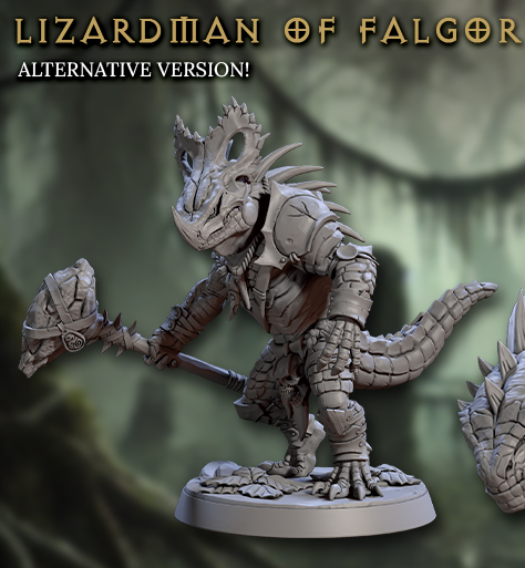 Lizardmen of Falgor, Set 2 (6 Variants Available) - Artisan Guild (Copy)
