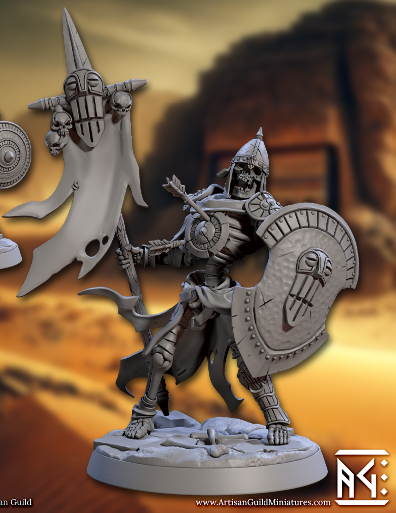 Tombsworn Skeletons, Helmets (6 Variants Available) - Artisan Guild