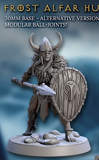 Frost Alfar, Winter Elves - Helmets (6 Variants Available) - Artisan Guild