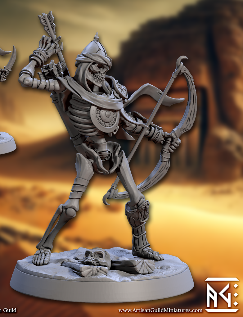 Tombsworn Skeletons, Helmets (6 Variants Available) - Artisan Guild