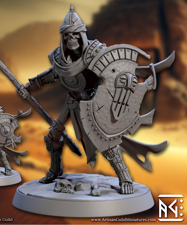 Tombsworn Skeletons, Helmets (6 Variants Available) - Artisan Guild