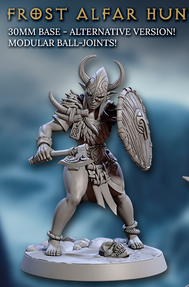 Frost Alfar, Winter Elves - Helmets (6 Variants Available) - Artisan Guild