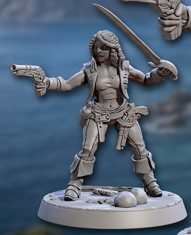 Coast Reavers, Human Pirates - Set 2 (6 Variants Available) - Artisan Guild