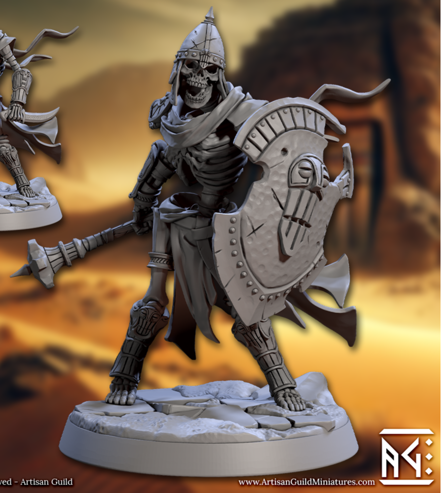 Tombsworn Skeletons, Helmets (6 Variants Available) - Artisan Guild