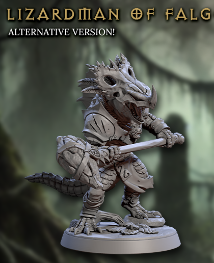 Lizardmen of Falgor, Set 2 (6 Variants Available) - Artisan Guild (Copy)