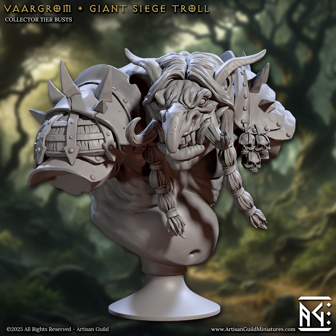 War-Troll Heroes, Busts (6 Variants Available) - Artisan Guild