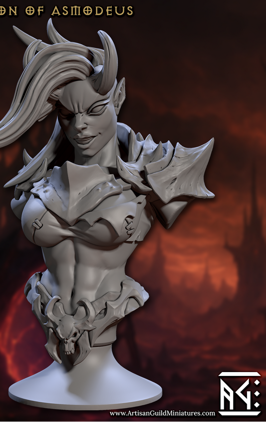 Vaeryss, Champion of Asmodeus Bust - Artisan Guild