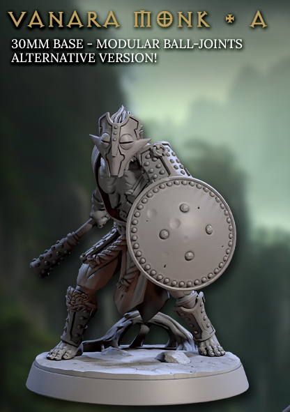Vanaran Monks, Monkey Folk Martial Artists - Helmets (6 Variants Available) - Artisan Guild