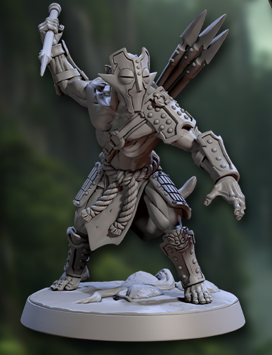 Vanaran Monks, Monkey Folk Martial Artists - Helmets (6 Variants Available) - Artisan Guild