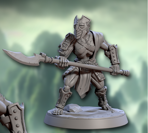 Vanaran Monks, Monkey Folk Martial Artists - Helmets (6 Variants Available) - Artisan Guild