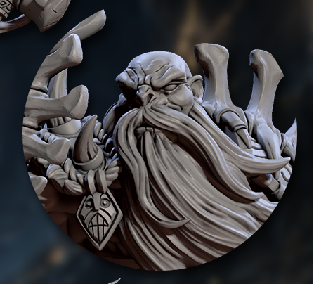 Dwarf Draugr Leaders - Undead Dwarven Bosses (4 Variants Available) - Artisan Guild