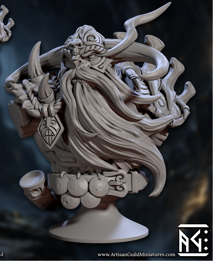 Draugr - Undead Dwarves, Busts (7 Variants Available) - Artisan Guild