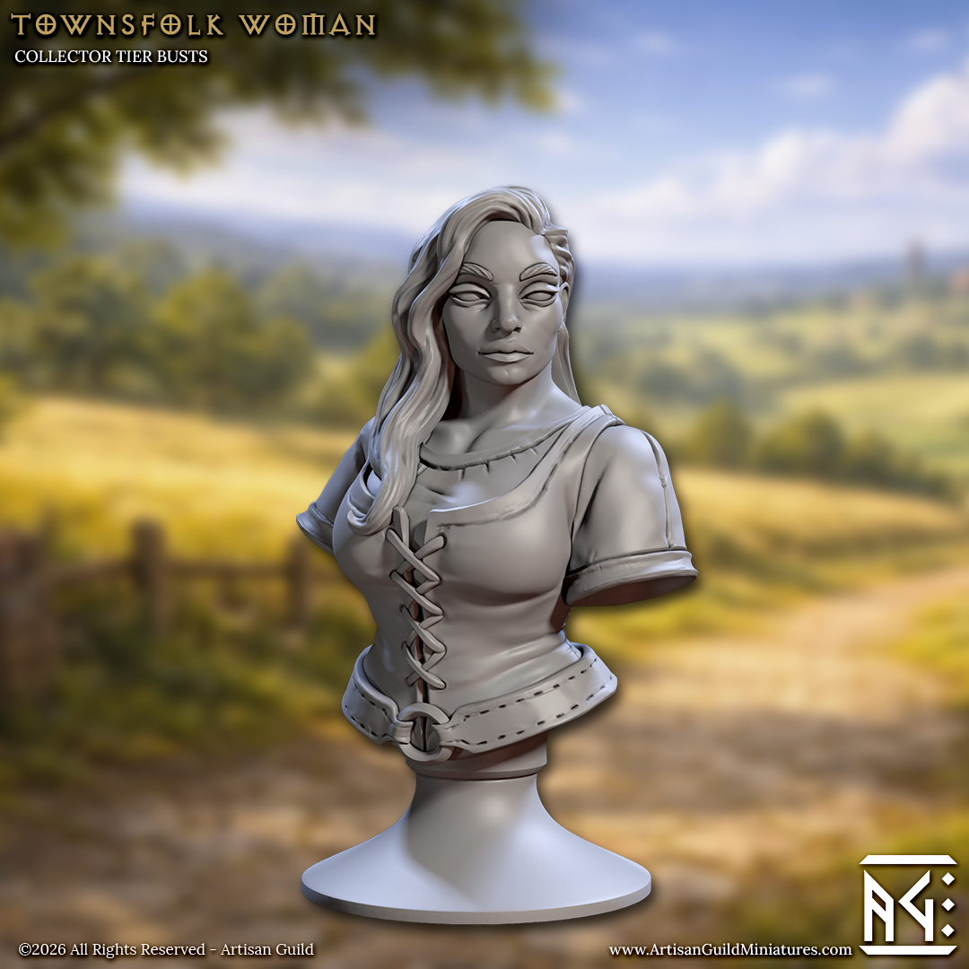 Townsfolk, Busts (3 Variants Available) - Artisan Guild