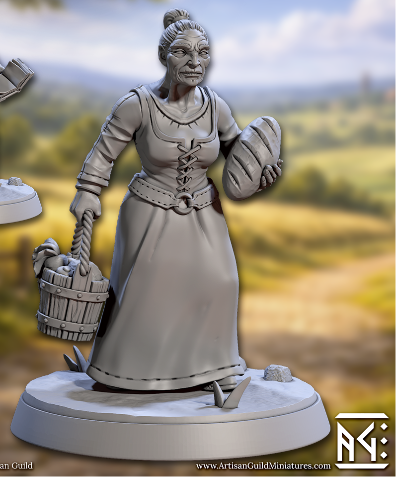 Townsfolk Peasant Women (4 Variants Available) - Artisan Guild