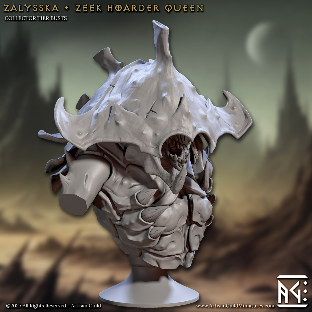 Zeek Scuttler Busts - 4 Variants Available (Insect Folk Leaders) - Artisan Guild