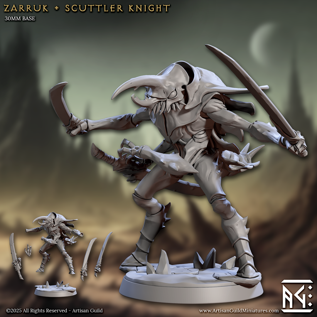 Zarruk, Zeek Scuttler Knight (Warrior Insect Folk) - Artisan Guild