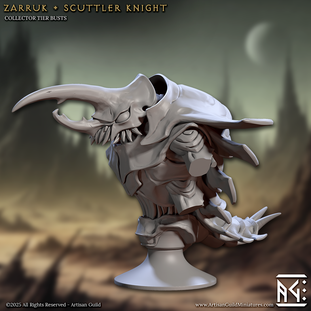 Zeek Scuttler Heroes Busts - 3 Variants Available (Insect Folk Leaders) - Artisan Guild