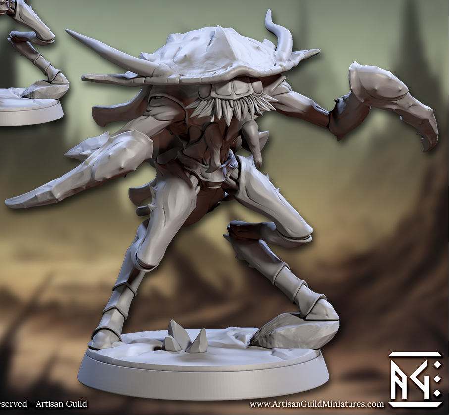 Zeek Scuttlers, Armoured - 6 Variants Available (Warrior Insect Folk) - Artisan Guild
