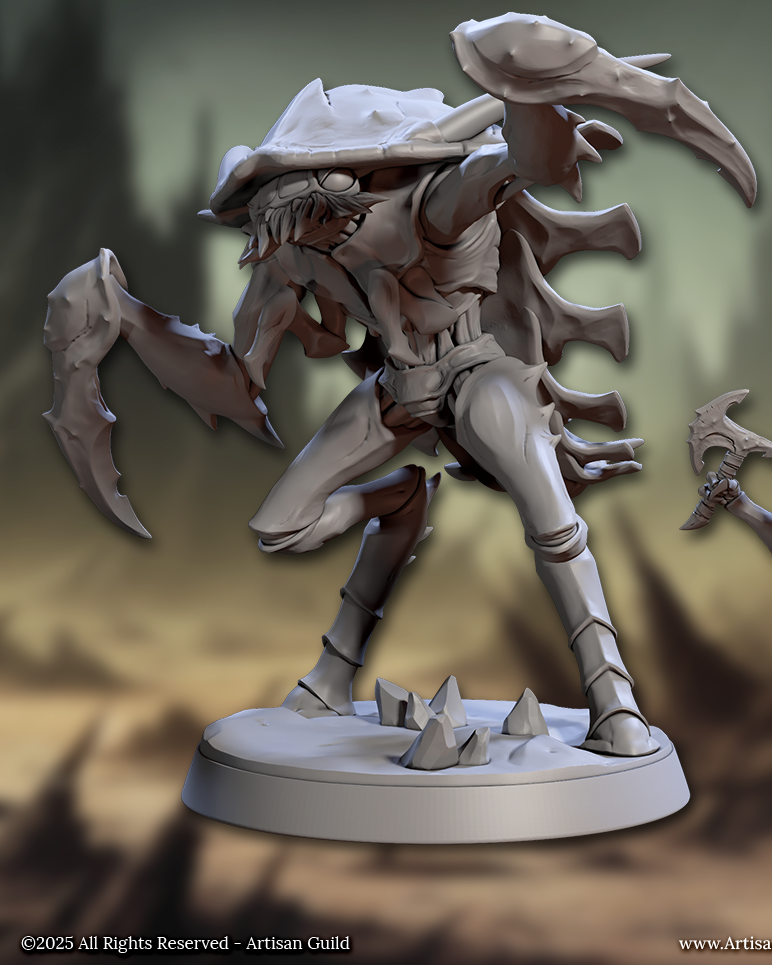 Zeek Scuttlers, Armoured - 6 Variants Available (Warrior Insect Folk) - Artisan Guild