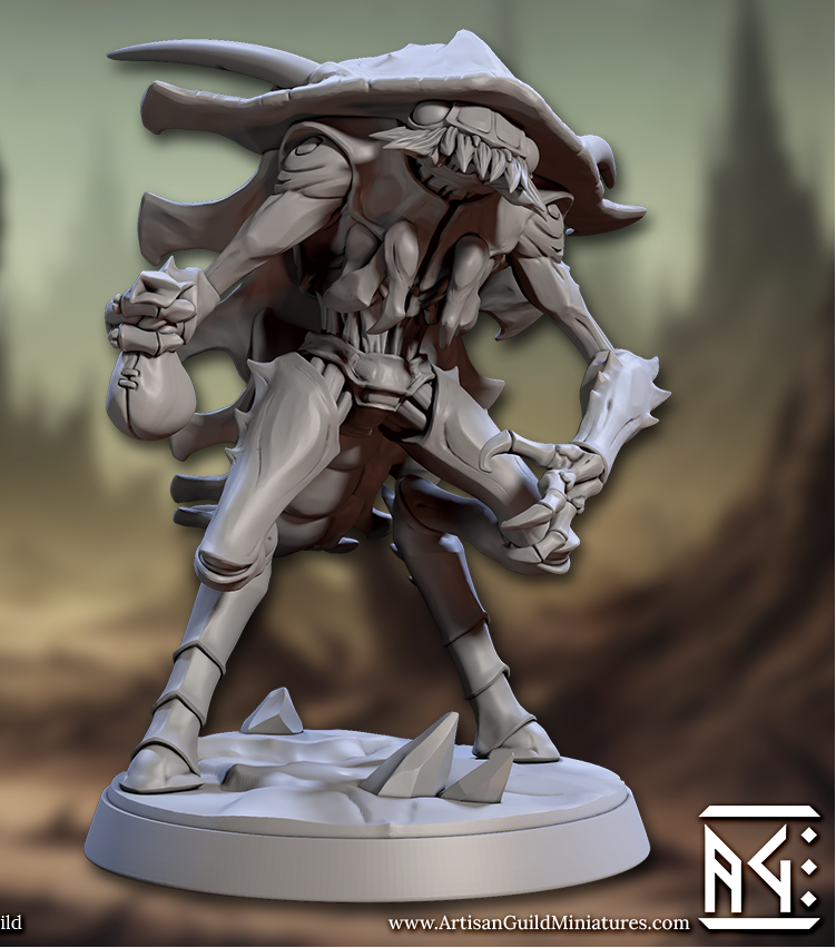 Zeek Scuttlers, Armoured - 6 Variants Available (Warrior Insect Folk) - Artisan Guild