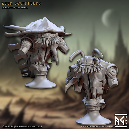 Zeek Scuttler Busts - 4 Variants Available (Insect Folk Leaders) - Artisan Guild