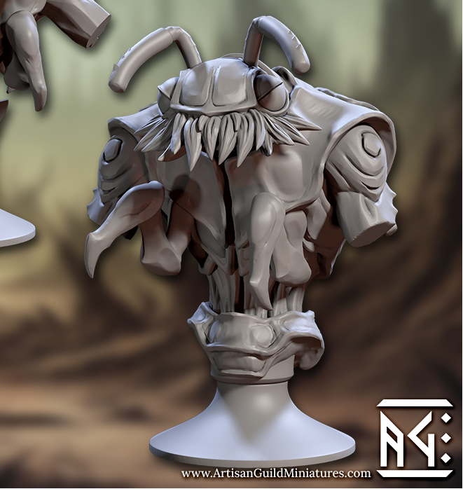 Zeek Scuttler Busts - 4 Variants Available (Insect Folk Leaders) - Artisan Guild