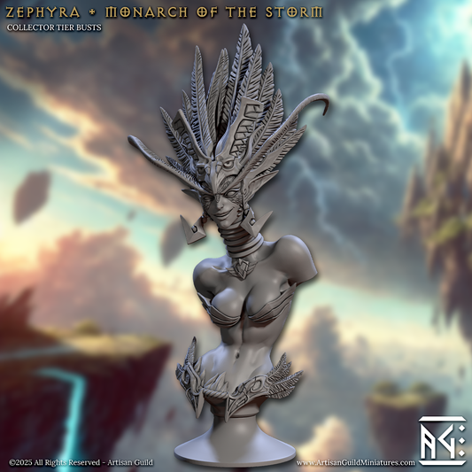 Zephyra, Monarch of Storms Bust - Artisan Guild
